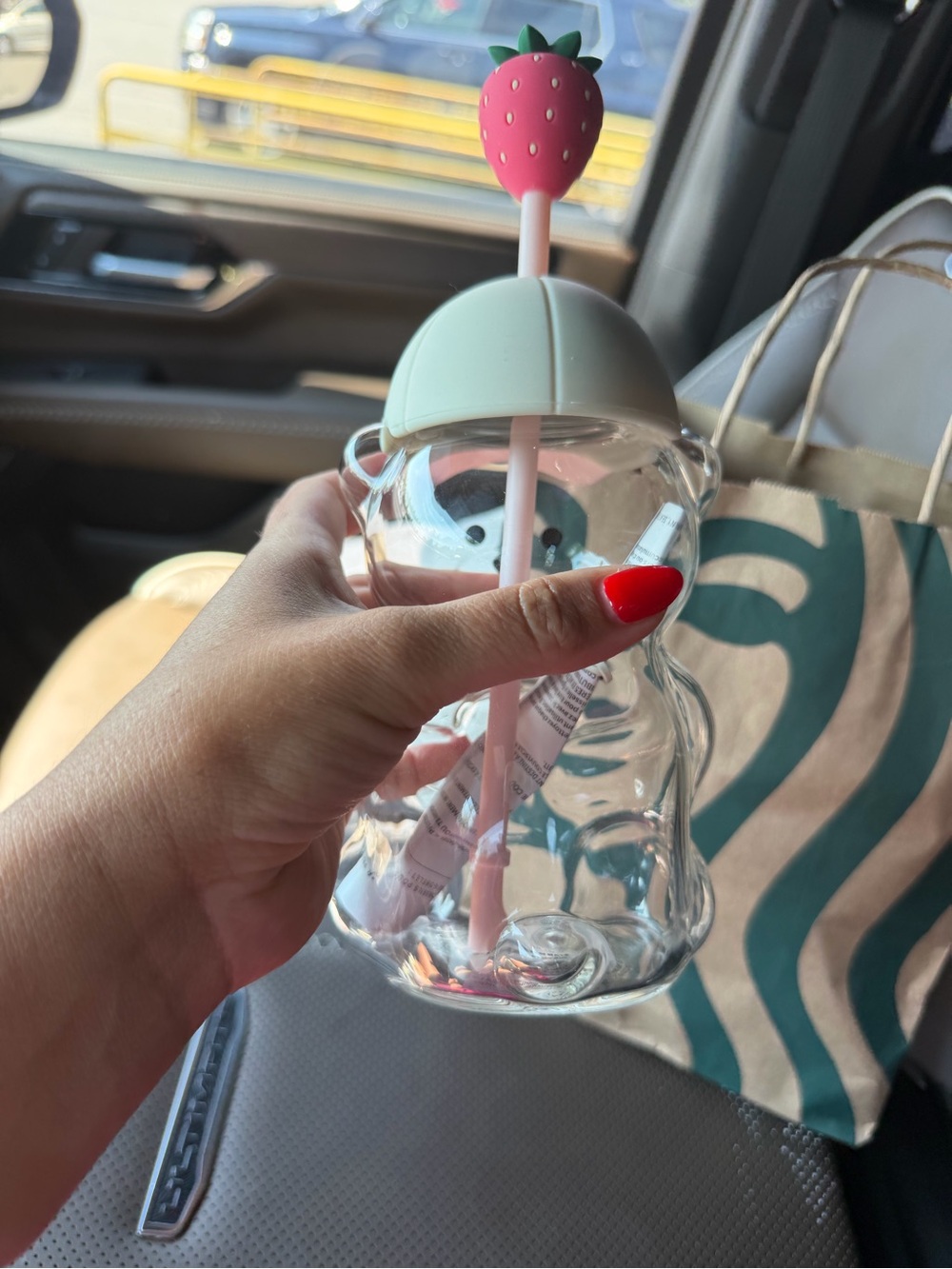 Starbucks Pink Bearista Tumbler Cup NWT - Picture 2 of 3